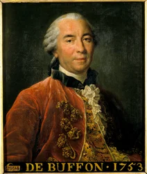Portret van Georges Louis Leclerc, graaf van Buffon, intendant van de koninklijke tuinen, natuuronderzoeker en schrijver
