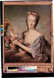 Portret van de gravin du Barry (1743-93) als Flora