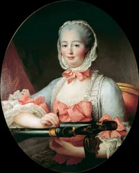 Portret van de markiezin de Pompadour 1721-1764