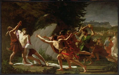 Dood van Caius Gracchus (c.159-121 v.Chr.) 1792-97