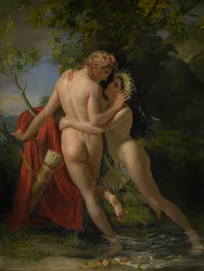 De nimf Salmacis en de hermafrodiet