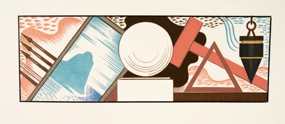 Grafische illustratie uit Prométhée Enchaîné van Aeschylus, uitgegeven 1941