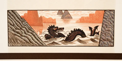 Grafische illustratie uit Prométhée Enchaîné van Aeschylus, uitgegeven 1941