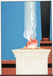 Illustratie uit Prométhée Enchaîné van Aeschylus, uitgegeven 1941