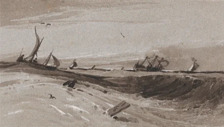 Een Stormachtige Zee, Avond