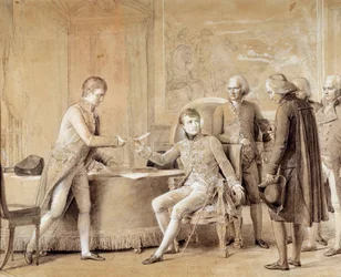 Ondertekening van het Concordaat tussen Frankrijk en de Heilige Stoel door de Eerste Consul op 15 juli