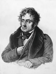 Portret van Francois-Rene, burggraaf de Chateaubriand (1768-1848), Franse schrijver, politicus, diplomaat en historicus