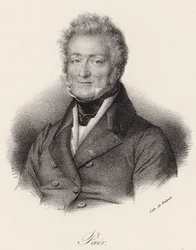Portret van de componist Ferdinando Paer
