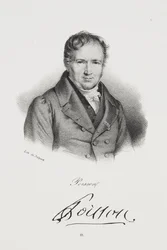 Portret van Siméon Denis Poisson