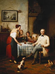 De Lunch van de Kunstenaar, 1878