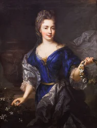 Portret van Marie-Anne de Bourbon, prinses van Conti, 1690 (olieverf op doek)