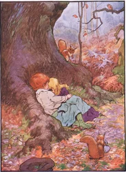 Kinderen in het bos, jaren 1930