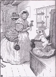 Oude Moeder Hubbard-ging naar de kast, jaren 1930