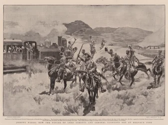 Handen Samenvoegen, hoe de troepen van Lord Roberts en generaal Clements elkaar ontmoetten bij Norval