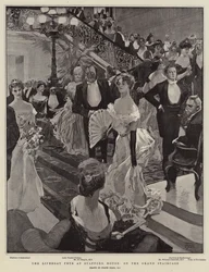 Het reddingsbootfeest in het Stafford House op de Grote Trap