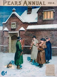 De Kerstwachters, omslag van Pears Annual, 1914