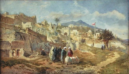Een Arabische begraafplaats, 24 oktober 1882