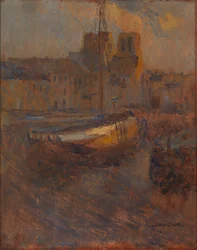 Schepen voor anker, Cherbourg no. II
