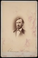 Portret van Chauncey Wiltse 1834-1894, 1875-1876