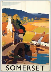"Somerset", GWR-poster, ca. 1930 (afdruk)