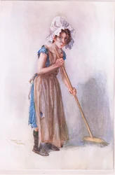 De Markiezin, ca. 1920 (kleur litho)