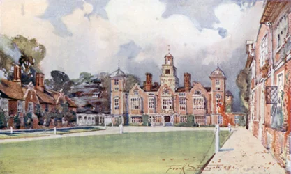 Blickling Hall (kleurenlitho)