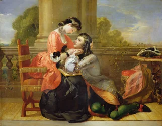 Gedekt (olieverf op doek)