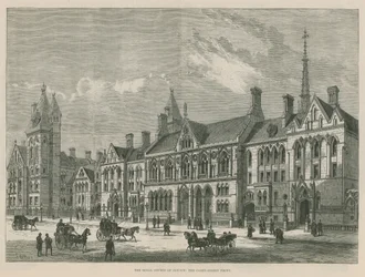 De Koninklijke Hoven van Justitie: De Carey Street voorkant