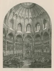 De nieuwe raadszaal, Guildhall, Londen