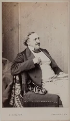 Portret van de componist Friedrich von Flotow 1812-1883, 1883