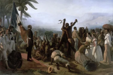 Proclamatie van de afschaffing van de slavernij in de Franse koloniën, 27 april 1848