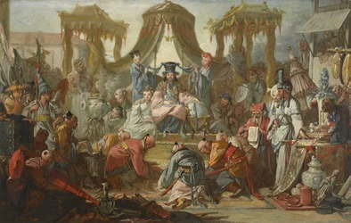 Boucher - De audiëntie van de Chinese keizer, 1742 circa