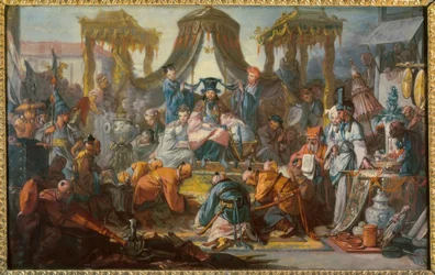 De Audiëntie van de Keizer van China