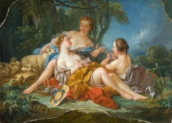 Les Confidences Pastorales. Circa 1745