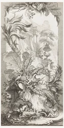 Rocaille (rococo ontwerp), in Nouveaux morceaux pour des paravents (Nieuwe concepten voor schermen)