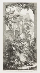 Rocaille [Rococo-design] in Nouveaux Morceaux pour des paravents [Nieuwe concepten voor schermen]