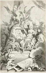 De Gratiën op het graf van Watteau