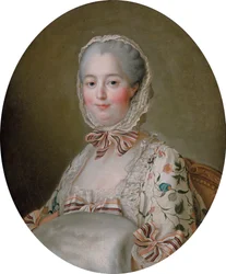Jeanne-Antoinette Poisson, markiezin van Pompadour (1721-1764), door François-Hubert Drouais