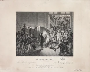 Vertrek van de Koning, 19 maart 1815, c.1820