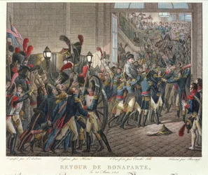 De Terugkeer van Napoleon I (1769-1821) naar de Tuilerieën, 20 maart 1815