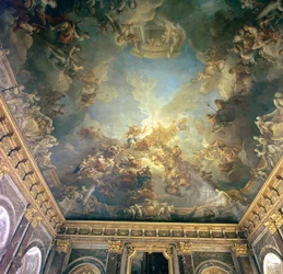 Plafond van de Salon de Hercules in Versailles