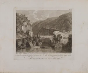 Gezicht op een deel van het klooster van S. Cosimato (nr. III)