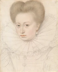 Portret van een Adellijke Vrouw (Madame de Pellegars?)
