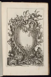 Cartouche met Mercuriusstaf, Livre de Cartouches Irréguliers (Boek van Onregelmatige Cartouches)