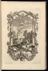 Ontwerp voor cartouche met grote en kleine compartimenten