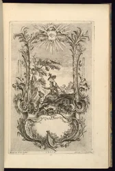 Ontwerp voor Cartouche met Grote en Kleine Compartimenten