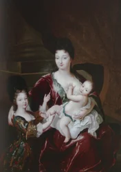 Hertog van Bretagne en Hertog van Anjou kinderen door F de Troy