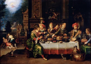 De gelijkenis van de rijke man en de bedelaar Lazarus