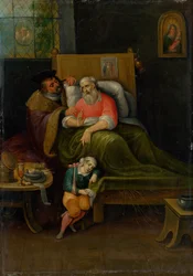 Het bezoek aan de zieken uit de zeven werken van barmhartigheid