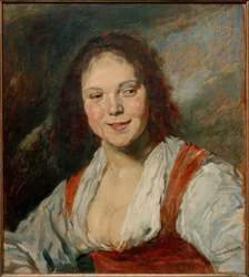 Kopie van de Bohemienne van Frans Hals